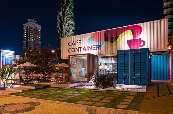 modelo de cafeteria café container